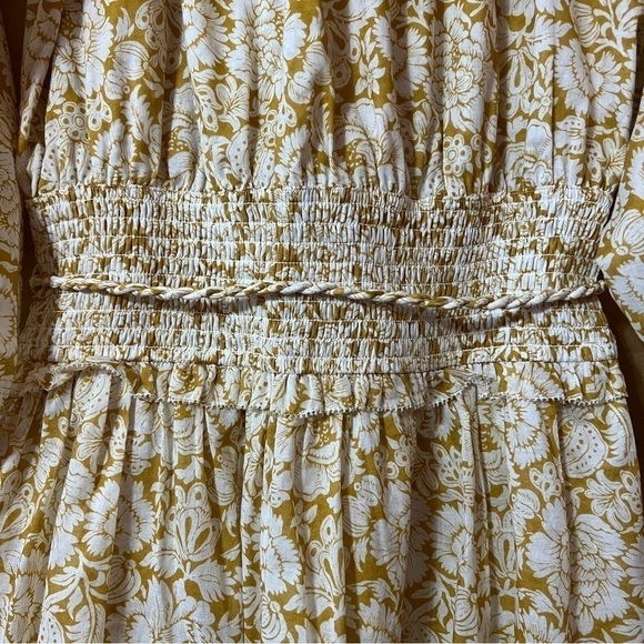 Christy Lynn | NWT Susie Dress Sunflower Popover Mini Dress Smocked Boho Size M - Picture 13 of 14